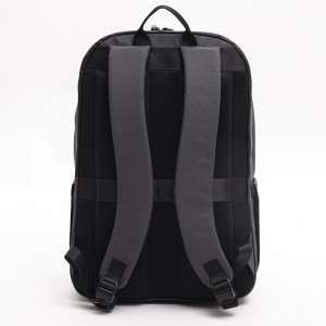 Gray Business Bag Laptop Bag Large Capacity Anti-theft Zipper Backpack Casual Travel Backpack