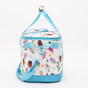 Ice cream pattern lunch cooler bag fashion leisure large capacity