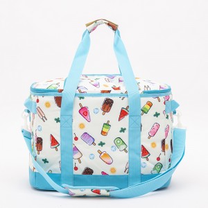 Ice cream pattern lunch cooler bag fashion leisure large capacity