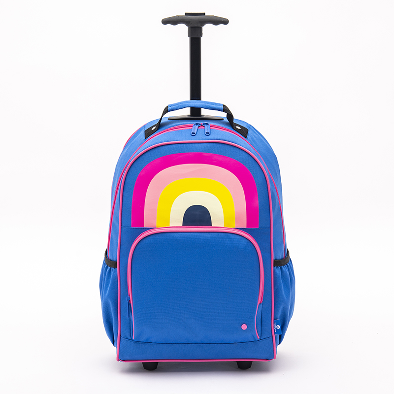 Unicorn Trolley School Backpack Mixed Material Backpack For Girls 41X 31X  21 Cm  Multi Color