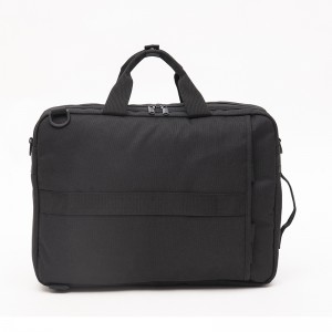 Black Multifunctional Large Capacity Business Backpack Laptop Bag Travel Portable Briefcase