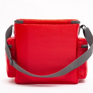 Red simple thermal insulation bag multi-functional refrigeration bag large capacity picnic bag meal delivery bag