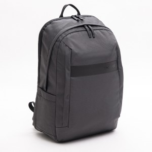 Gray Business Bag Laptop Bag Large Capacity Anti-theft Zipper Backpack Casual Travel Backpack