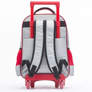 Spaceman rocket trolley school bag for boys