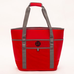 Red multifunctional refrigerated handbag insulated shoulder bag meal delivery backpack large capacity lunch bag series