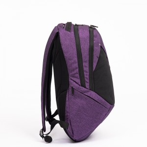 Woman laptop hiking backpack