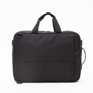 Black multifunctional briefcase large capacity laptop bag business backpack