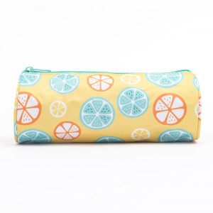 fashion yellow lemon printing collection students bags series