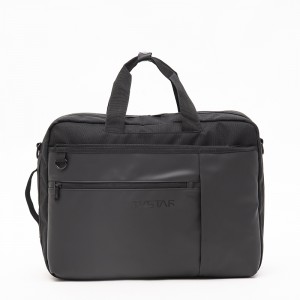 Black multifunctional briefcase large capacity laptop bag business backpack