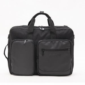 Black Multifunctional Large Capacity Business Backpack Laptop Bag Travel Portable Briefcase