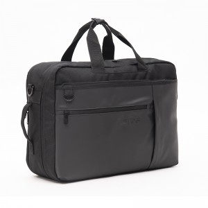 Black multifunctional briefcase large capacity laptop bag business backpack