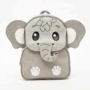 Cartoon Kindergarten Children’s Backpack Cute Animal Design Leather Bag Series