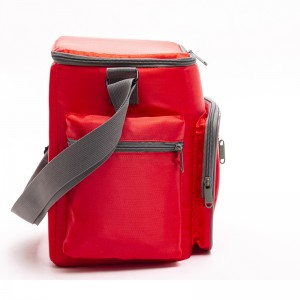 Red simple thermal insulation bag multi-functional refrigeration bag large capacity picnic bag meal delivery bag