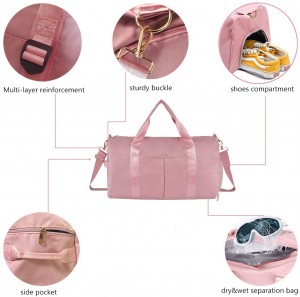 Wholesale Price Backpack Bag Trolley - Dry Wet Separated Gym Duffle Holdall Bag Training Handbag Yoga bag Travel Overnight Weekend Shoulder Tote Bag with Shoes Compartment – Twinkling Star