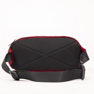 Red black running mobile phone bag mobile phone waist bag simple fashion waist bag crossbody bag