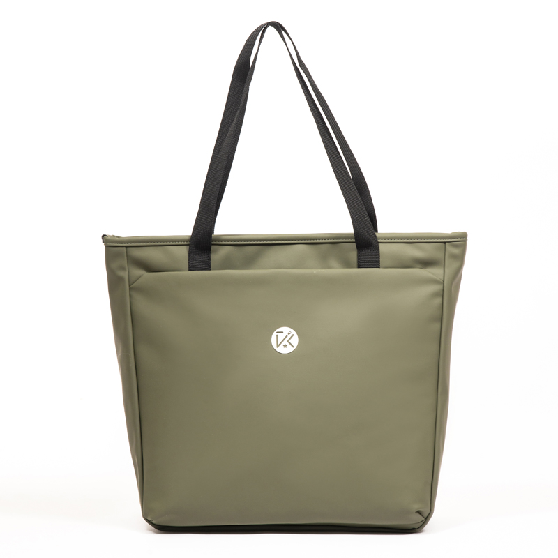 Green GRS leather handbag shopping bag tote bag large capacity fashion casual bag | Twinkling Star