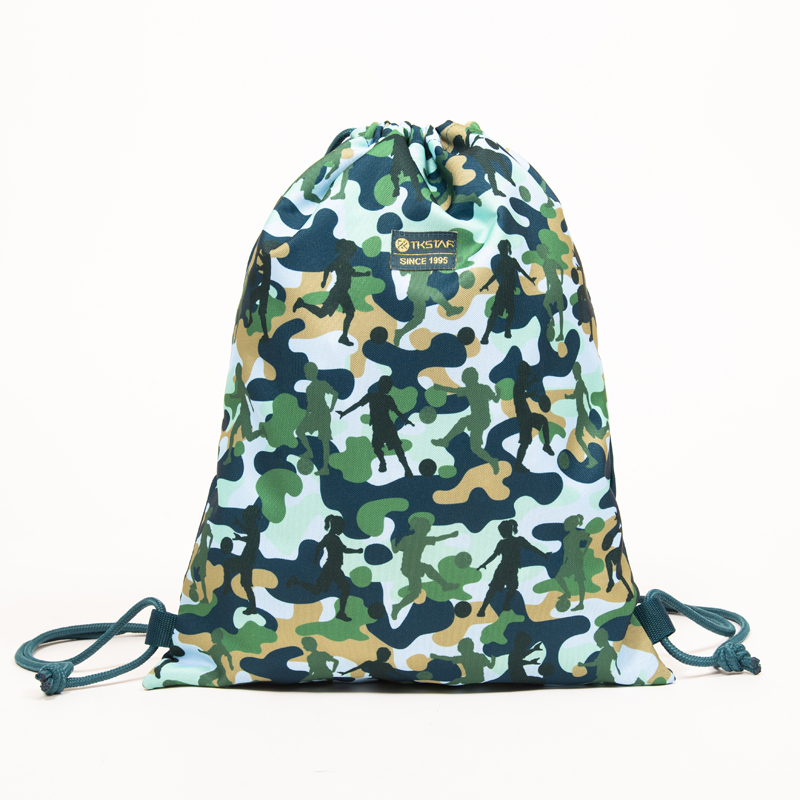 Camouflage football student shoe bag storage bag drawstring bag soccer bag| Twinkling Star