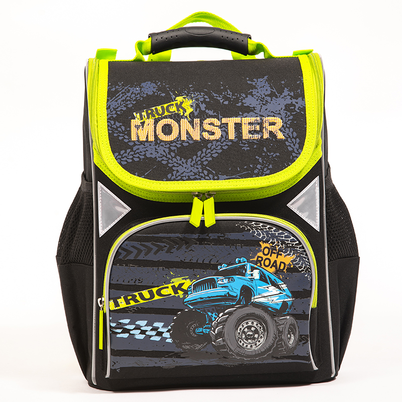 EVA backpack burden reduction spine backpack cartoon car graffiti school bag | Twinkling Star