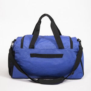 Blue travel bag large capacity handbag simple luggage bag sports bag fitness bag business trip