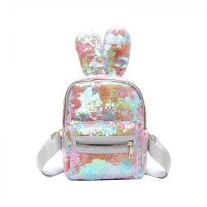 High Quality Backpack Men - Korean Girl’s Backpack Lovely Rabbit Colorful Sequin Small Schoolbag Fashion Leisure Travel Backpack Cute Satchel – Twinkling Star