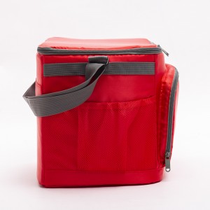 Red large-capacity refrigerated bag multi-functional picnic bag shoulder insulation bag crossbody bag