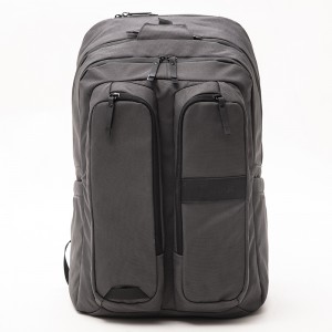 Gray multi-compartment backpack large capacity laptop bag business travel backpack