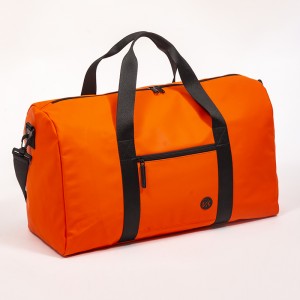 Simple travel bag matte leather luggage bag fashionable casual shoulder bag large capacity fitness bag eco-friendly bag